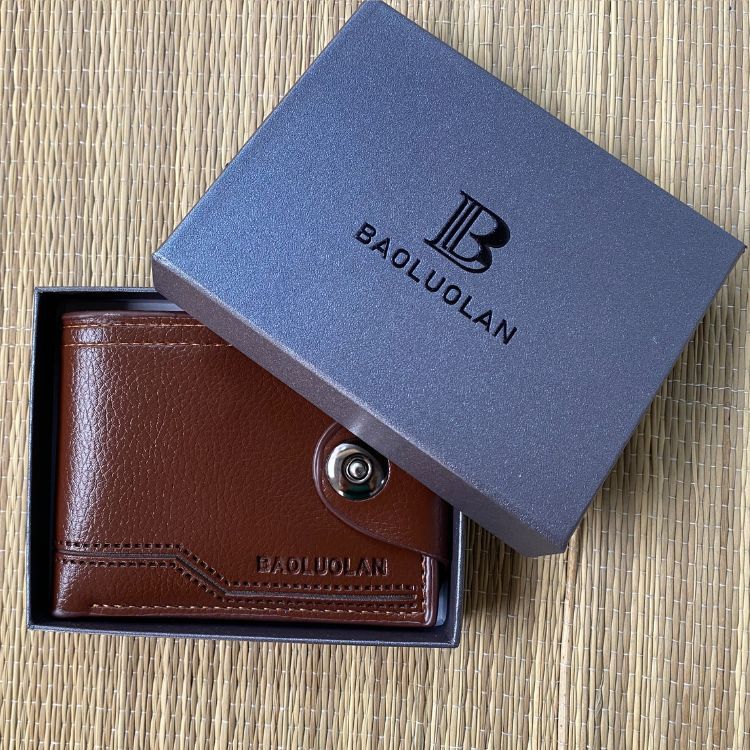 Carteira Masculina de Couro Porta Cartão Moedas Dinheiro Super Estilosa Tamanho Ideal Para Você