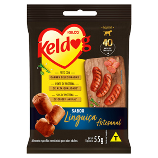 Keldog Mini Linguiça Artesanal 55g em Oferta na Shopee