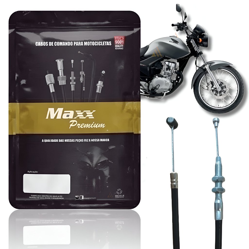 Cabo Embreagem Dura + Titan150 2004 A 2008 Fan150 2009 A 2013 Cg150
