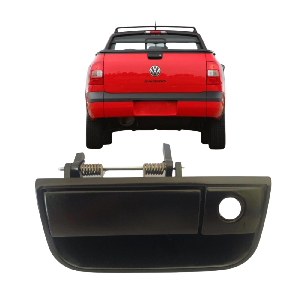 Maçaneta Saveiro G5 G6 Tampa Traseira Sem Chave Com Furo em Oferta na Shopee