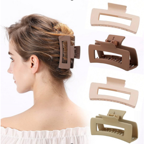 Presilha de Cabelo Quadrado Tubarão Acessórios - Kit