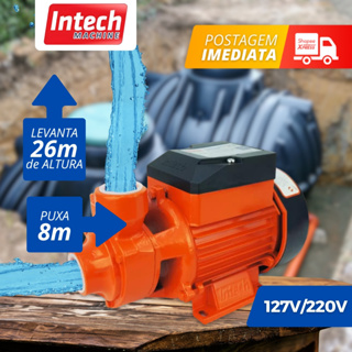 Bomba D'água Periférica 1/2 HP (0,5CV) BP500 Intech 127V/220V Poço Cisterna Irrigação Residencial em Oferta na Shopee