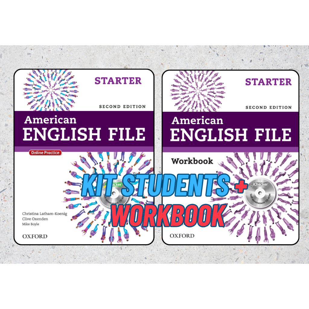 American English File Second Edition Level Starter Student Book e Work Book