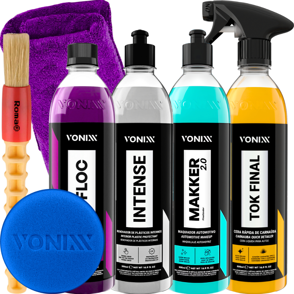 Kit Shampoo V-Floc Cera Tok Final Makker Intense Vonixx