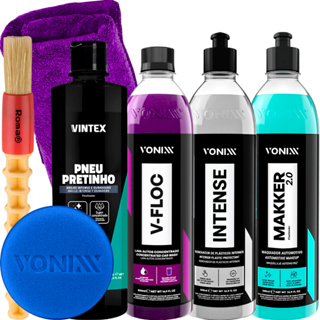 Kit Shampoo V-Floc Makker Revitalizador Intense Vonixx Pretinho Vintex em Oferta na Shopee