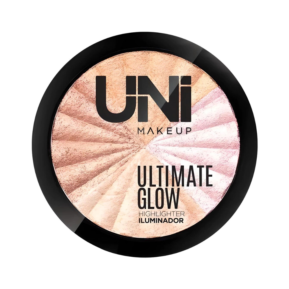Iluminador Pó Brilho Facial Glam Highlighter Maquiagem Uni Makeup