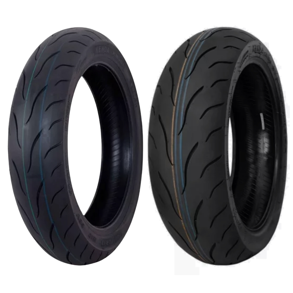 Par Pneu 120/70-17 + 180/55-17 Moto Km1 Kenda
