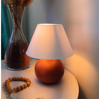 Abajur Luminaria De Ceramica Com Cúpula Sala Quarto Ambiente Decoração Infantil Adulto Cor Fria em Oferta na Shopee