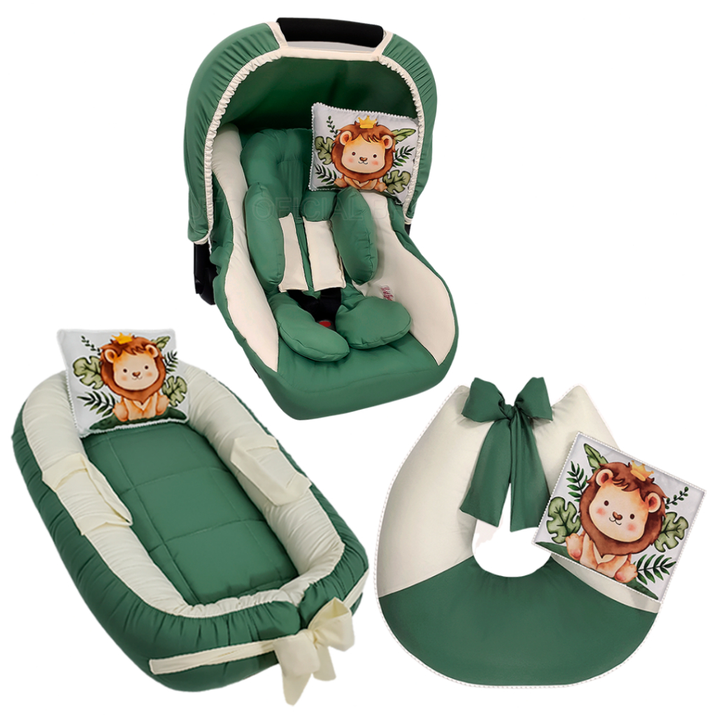 Kit Ninho Redutor de Bebê, Almofada Amamentação, Capa de Bebê Conforto e Redutor Anatômico em Oferta na Shopee
