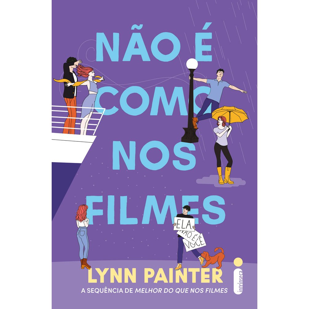 Livro Não é como nos filmes (Sequência de Melhor do que nos filmes) Lynn Painter Intrínseca em Oferta na Shopee