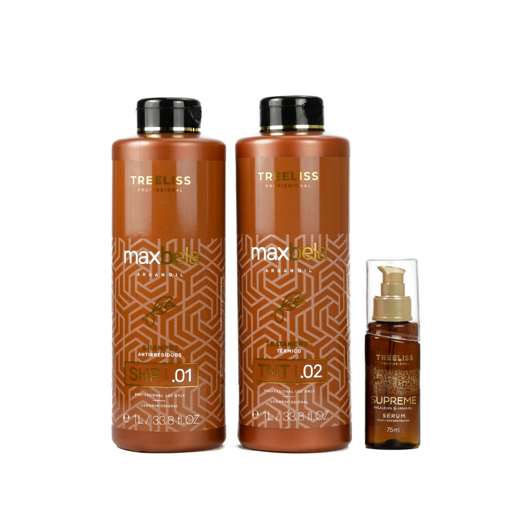 Kit Alisamento Tratamento Max Bela Progressiva 1L Tree Liss