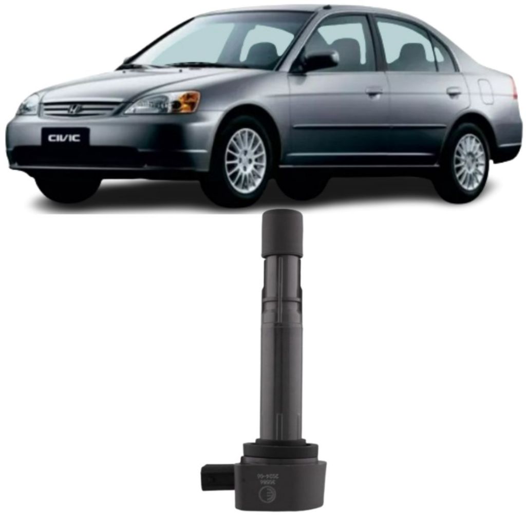 Bobina Ignição Honda Civic 1.4 1.7 2001 2002 2003 2004 2005 em Oferta na Shopee