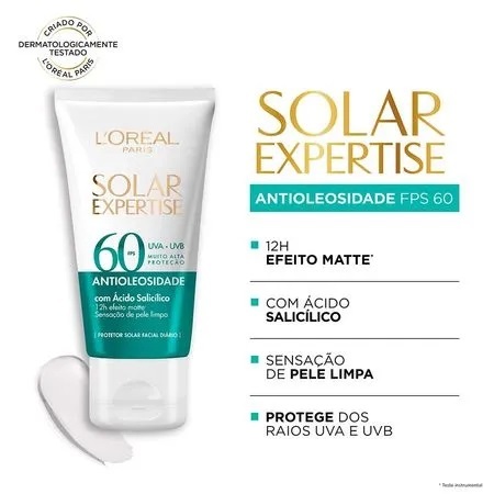 Protetor Solar L'oréal Antioleosidade - Comprar com Melhor Preço em Cuidados com a Pele