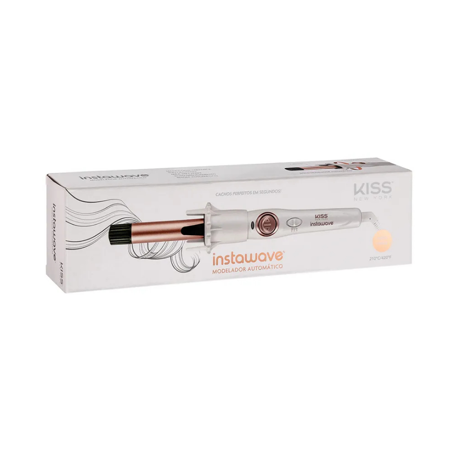 ‍♀ Modelador Cachos Automático InstaWave Bivolt - Kiss NewYork ✨