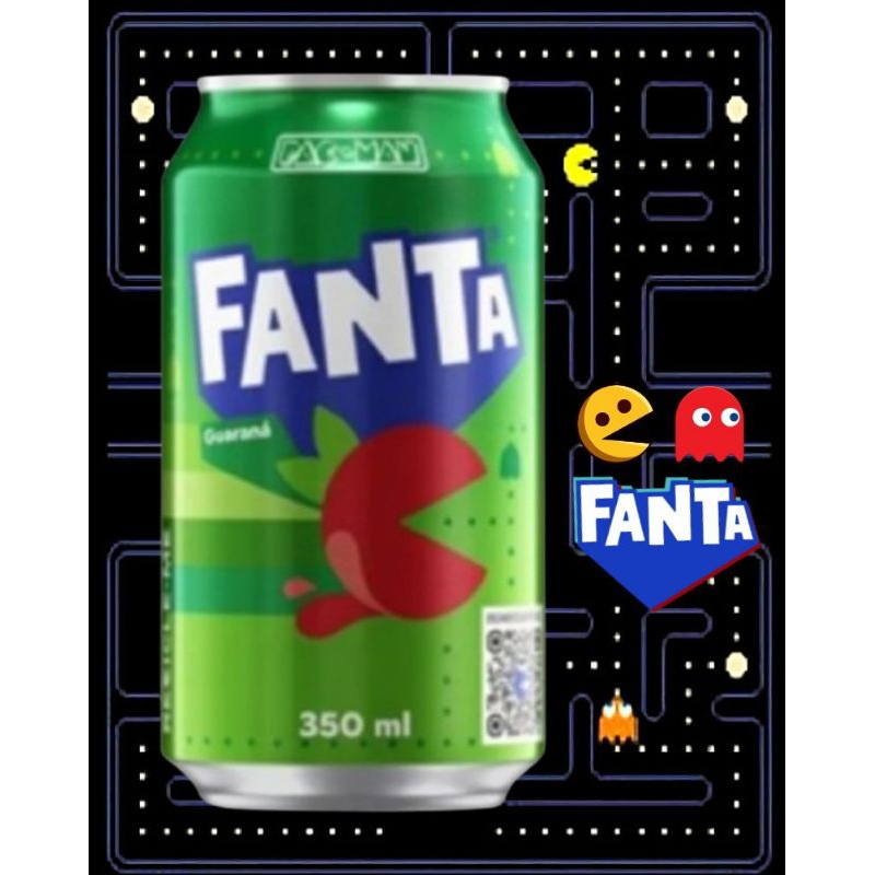 Lata Fanta Guaraná - Edição Pac Man (lacrada)