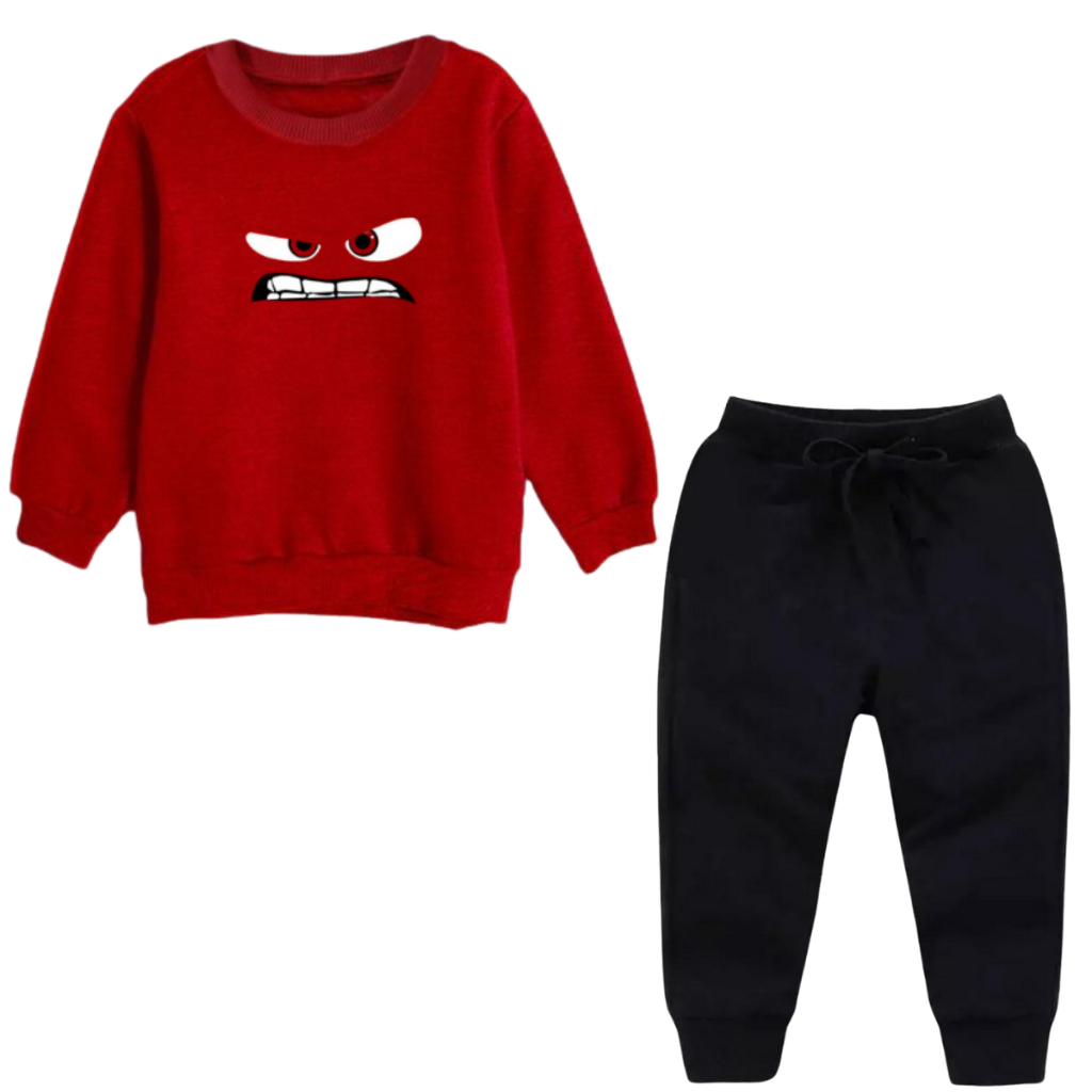 Conjunto Moletom Infantil Agasalho gola careca calça de frio Estampa de Alta Qualidade