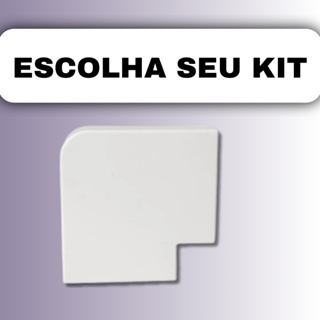 Acabamentos de Canaleta Cotovelo 90 Graus Branca 40x16 - BRANCO - MARGIRIUS - 1 á   10 unidades em Oferta na Shopee