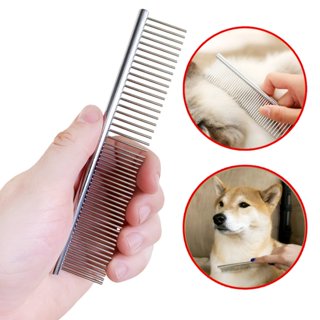 Pente de Ferro Para Pentear Pelos Cachorros e Gatos Banho e Tosa em Oferta na Shopee