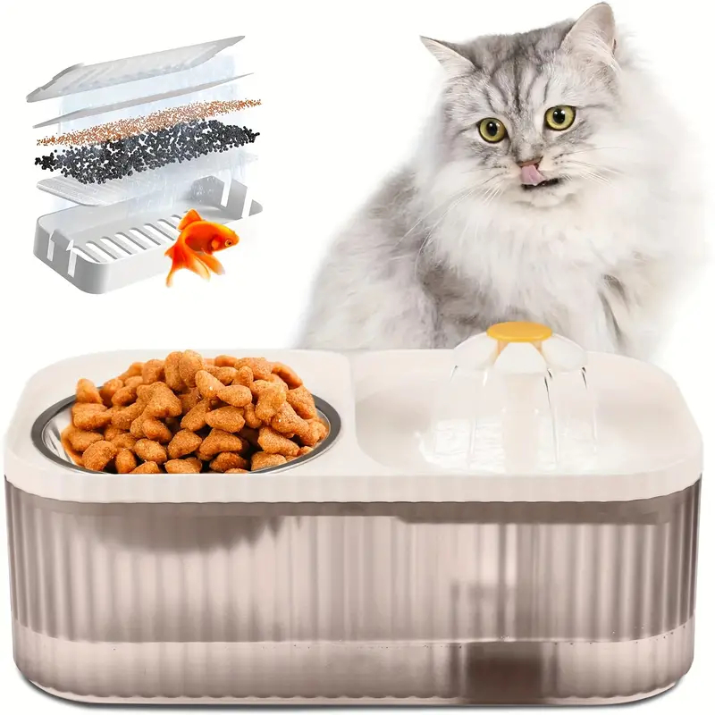 fonte  de água e alimentador para cães e gatos automático para animais de estimação  3L
