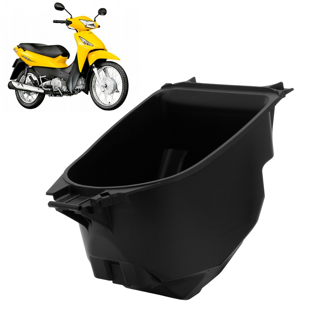 Porta Capacete Baú Carenagem Caixa Interna Honda Biz 125 2006 2007 2008 2009 2010 Ks Es Mod Original