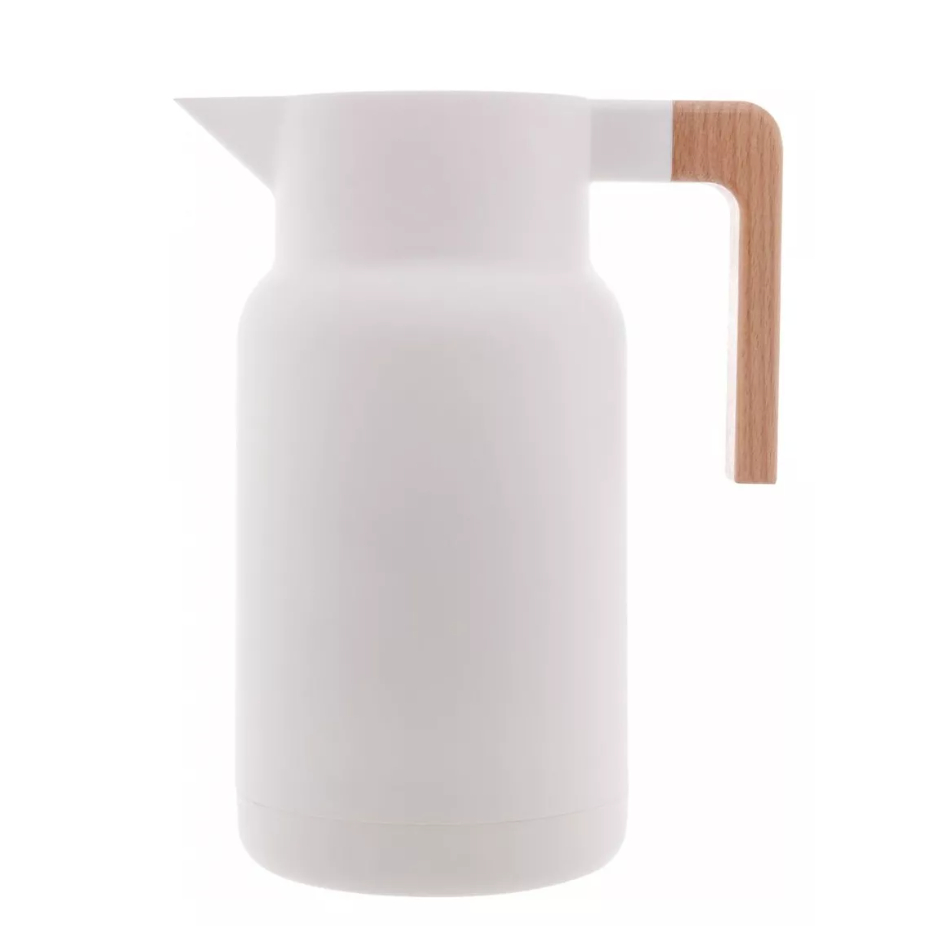 Garrafa Térmica Lyor Organic De Plástico Branca 1l