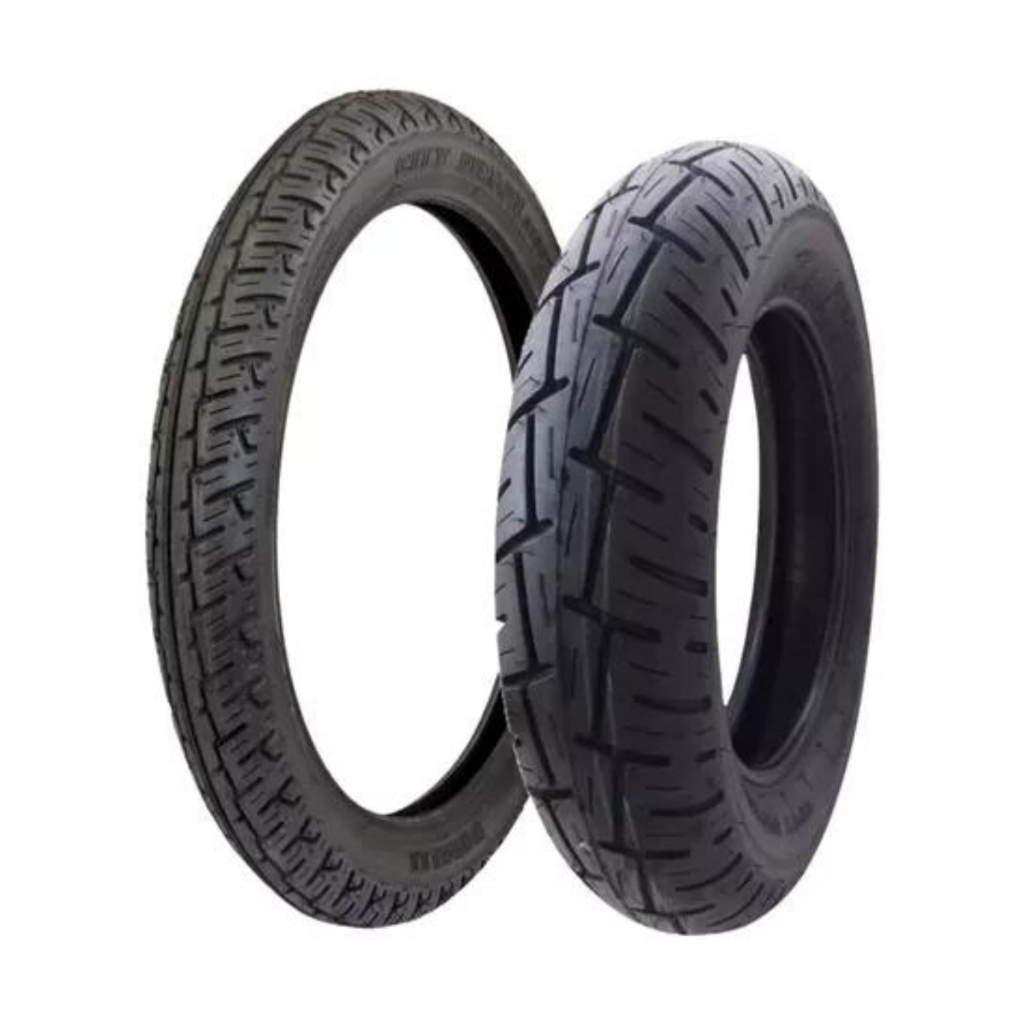 Pneu City Demon Pirelli 2.75-18 + 3.50-16 Moto
