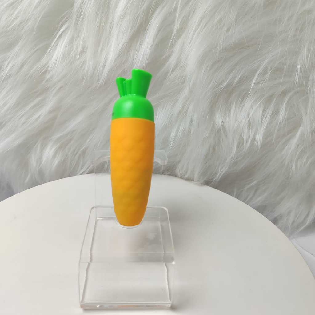 Vibrador de Ponto G Formato Cenoura a Pilha em Oferta na Shopee