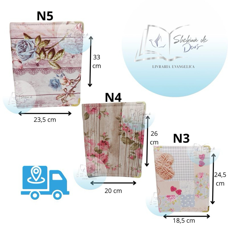 PASTAS PARA GRUPOS E CORAL TODOS OS TAMANHOS N3 N4 N5  (ESTAMPADAS ) em Oferta na Shopee