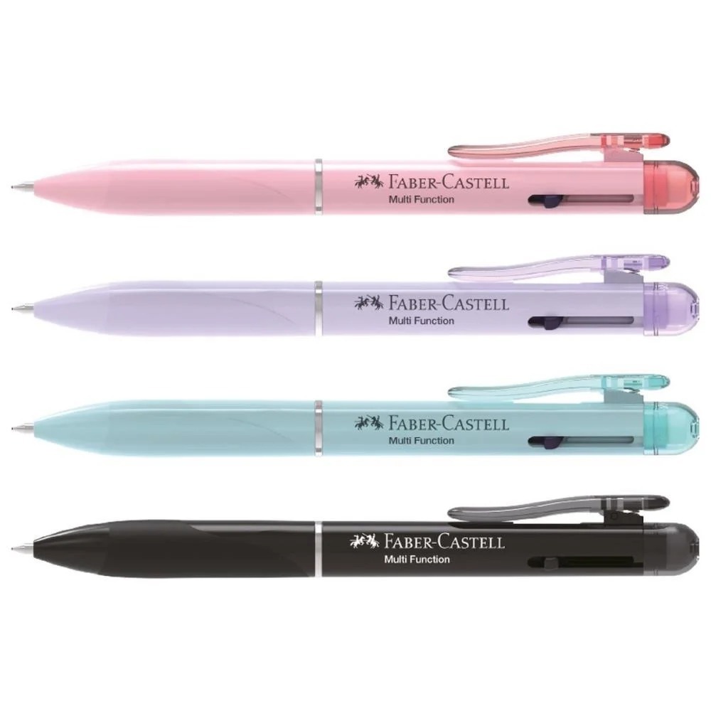 Caneta Multifunções Poly 3 em 1 0.7 mm (Caneta Esferográfica Azul e Preta e Lapiseira) - Faber Castelll em Oferta na Shopee