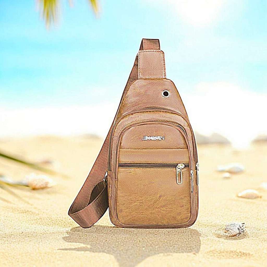 Pochete De Couro Bovino Legitimo Feita A Mão Reforçada