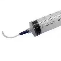 Seringa para limpeza de cera de ouvido