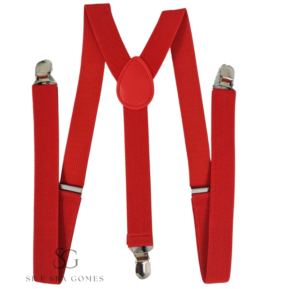 Suspensório Vermelho Adulto em Oferta na Shopee