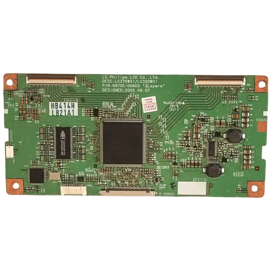 PLACA T-CON TV LG / PHILIPS LC370WX1 LC320W01 Cód: 6870C-0060G Leia Descrição