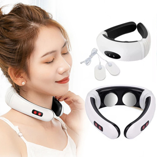 Massageador de Pescoço Costas e Ombro Com Elétrodos Terapia Relaxante em Oferta na Shopee