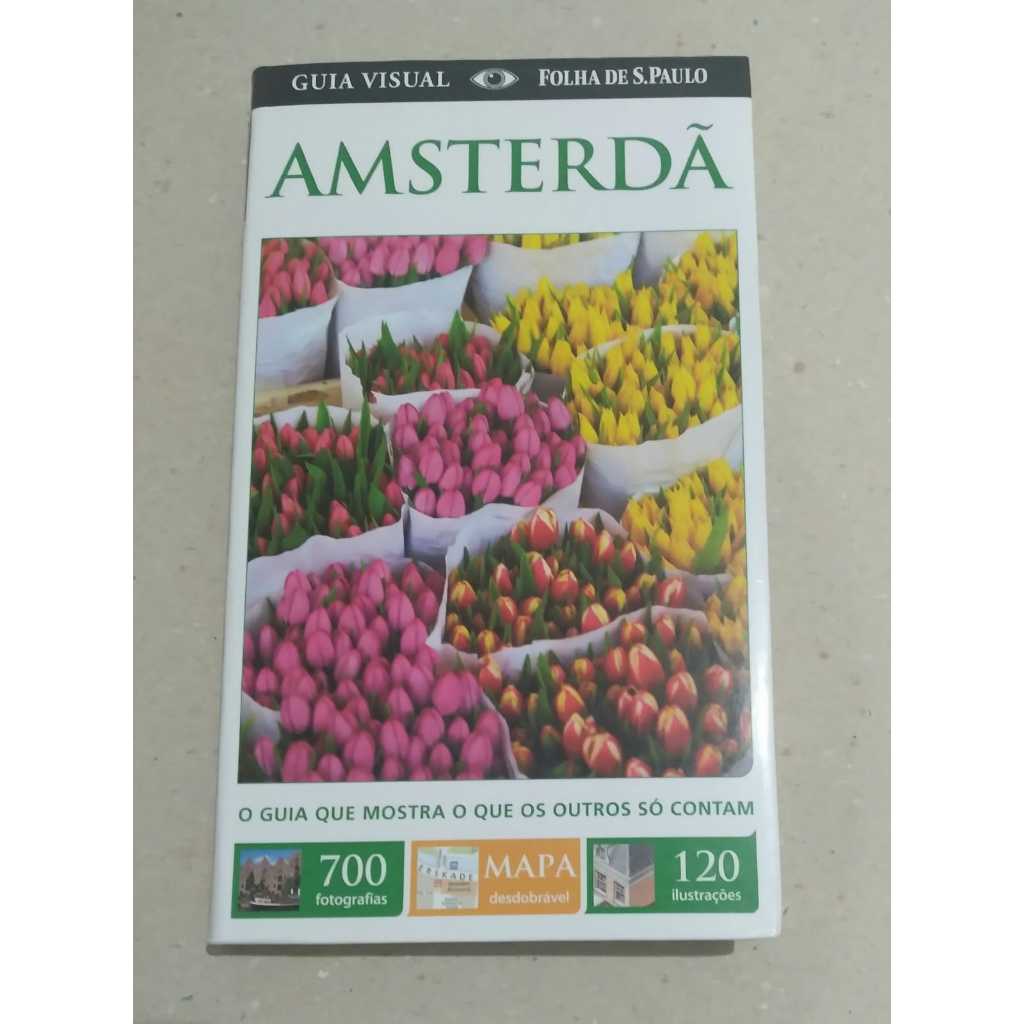 Livro - Amsterdã - Guia Visual Folha de S. Paulo