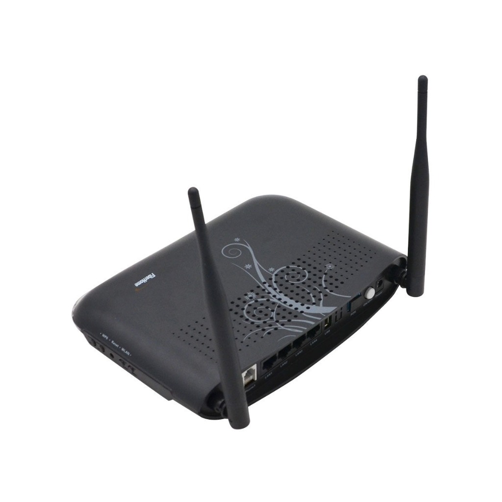 Moldem Onu Gpon AN5506-04 Fiberhome Preto Fibra Óptica bridge