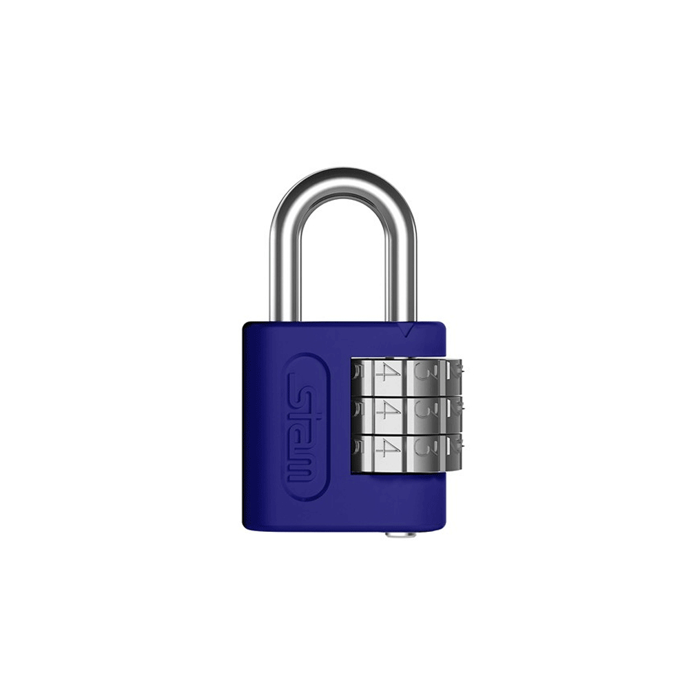 Cadeado Stam Segredo 25 mm Azul