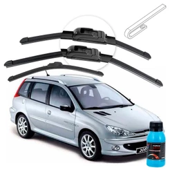 Limpador de Parabrisa Peugeot 206 SW ano 05 a 08 Universal Dianteira e Traseira