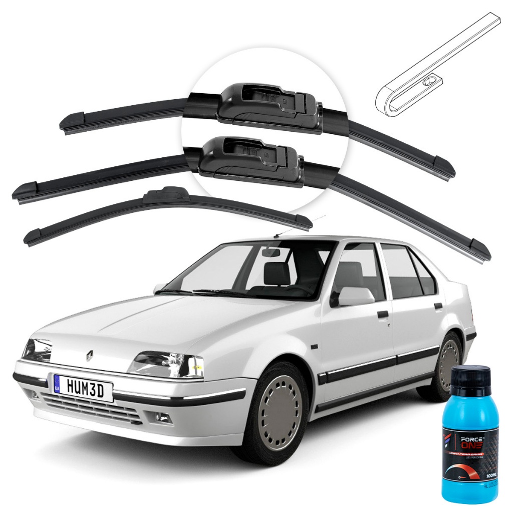 Limpador de Parabrisa Renault 19 ano 89 a 01 Universal Dianteira e Traseira