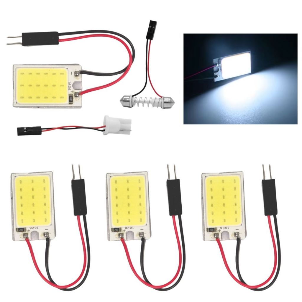 Kit 4 Placa Super Led Cob 16 Chips T10 Torpedo M4 em Oferta na Shopee