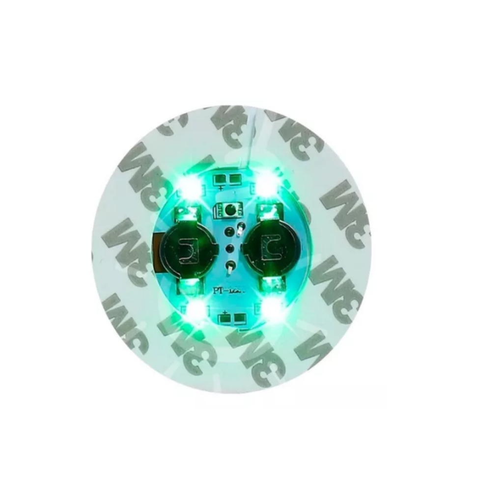 6 Adesivos Botão Led Luzes Copo Drinks Cocktail Shop Miolo Pisca Pisca Colorido Baladas  Aniversario