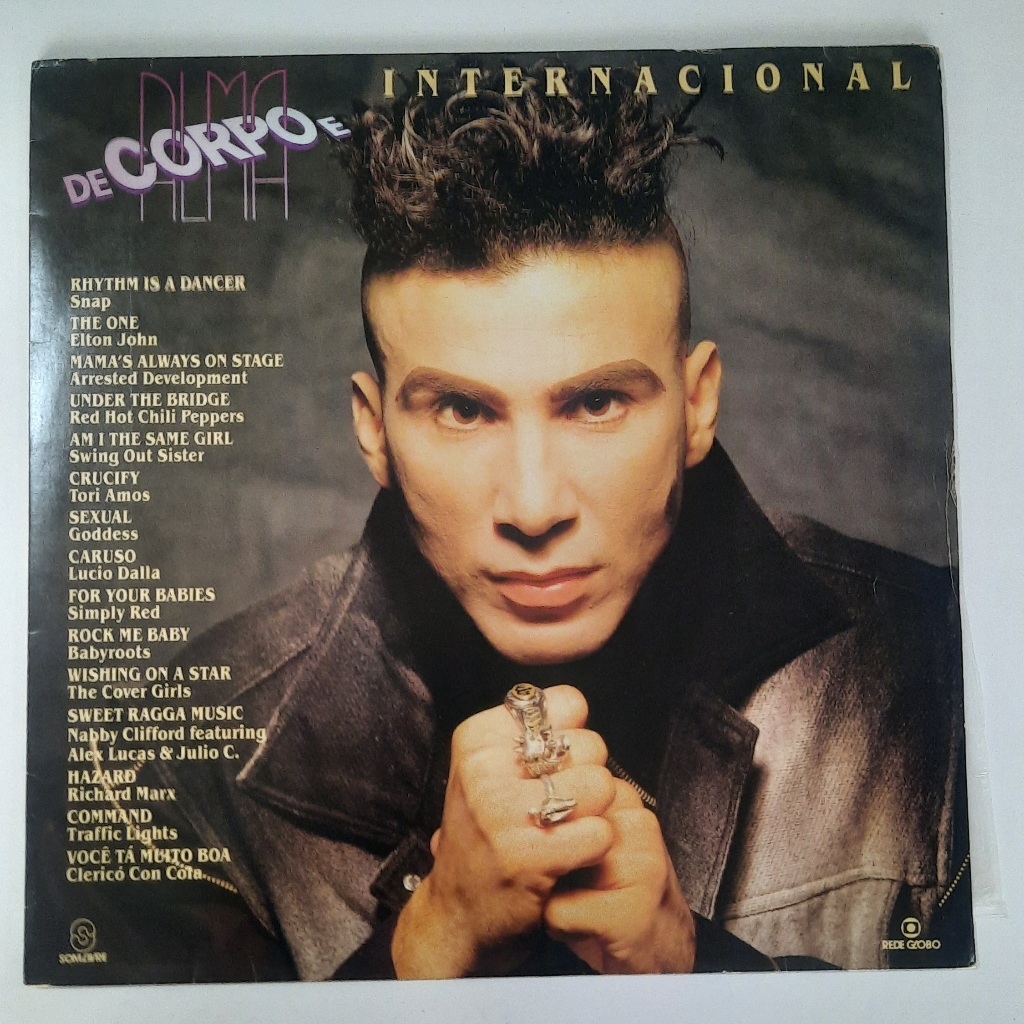 LP TRILHA SONORA INTERNACIONAL DA NOVELA "DE CORPO E ALMA"