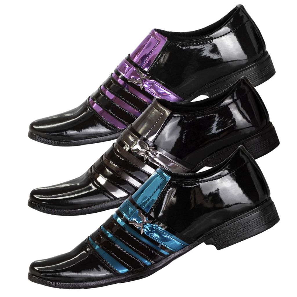 Kit De 3 Pares De Sapato Social Diferenciado 2025