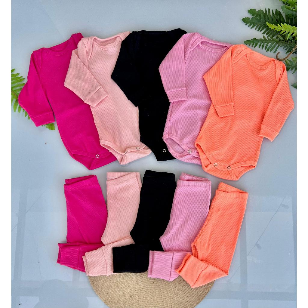 Kit 6 Peças Body+Calça Pagão Ribana Bebê Menino Roupa Infantil menino RN ao 3 anos