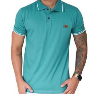 Camisa Polo Básica preto Alta Qualidade 100% Algodão Queima De Estoque - Garanta a Sua Promoção!!! em Oferta na Shopee