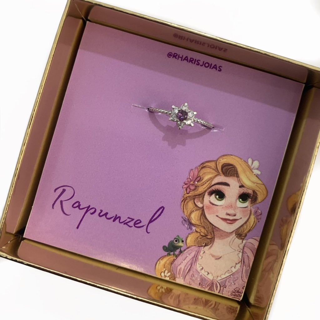 Anel Rapunzel Prata 925 (Anel Flor)