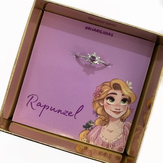 Anel Rapunzel Prata 925 (Anel Flor)