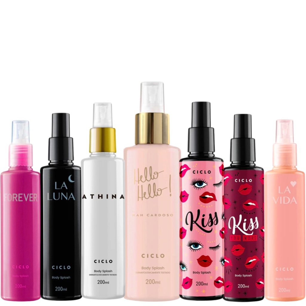 Body Splash 200ML Ciclo Cosméticos Deo Colônia Spray Original em Oferta na Shopee