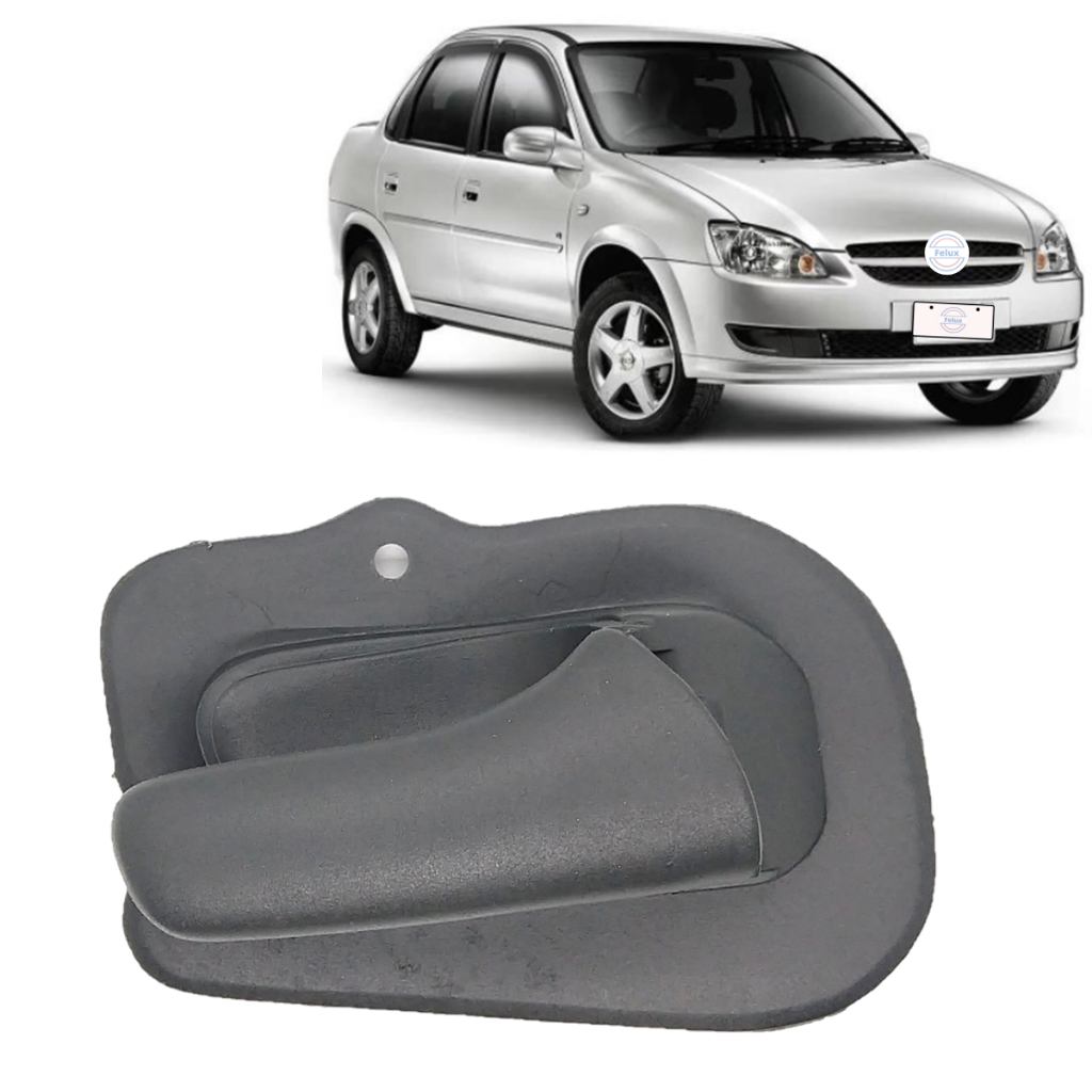 Maçaneta Interna Corsa Classic Dianteira Direita Cinza em Oferta na Shopee