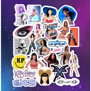 Pack Stickers Katy Perry - 143 - Woman's World - Teenage Dream - 23 unds - Adesivos em Oferta na Shopee